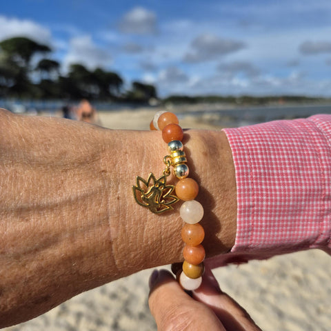 Aruba - Quartz Stone Bead Bracelet