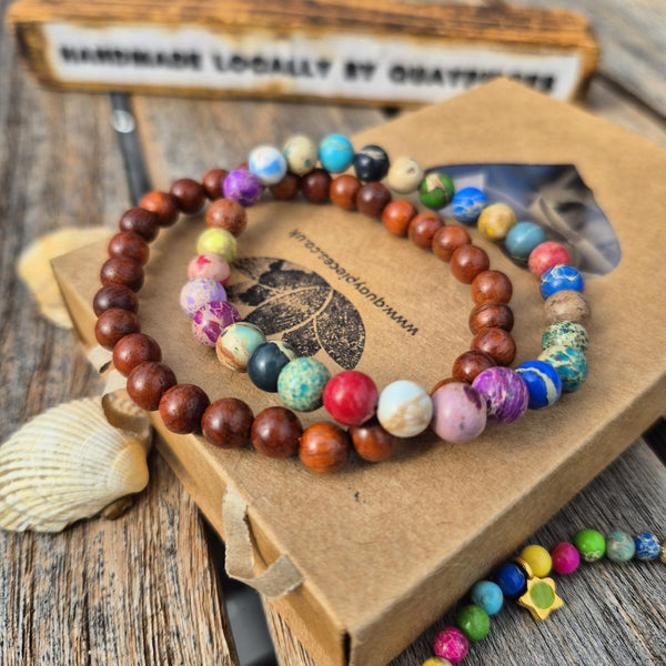 Jazzy - Set of 2 Handmade Bracelets