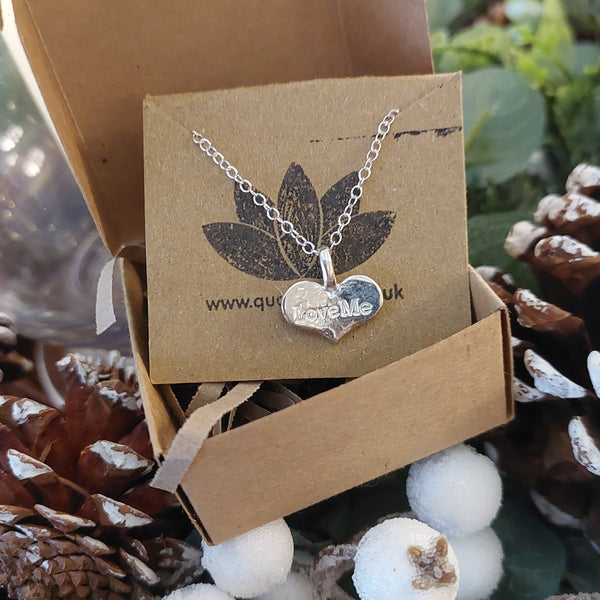 Clara - Sterling Silver Heart Necklace