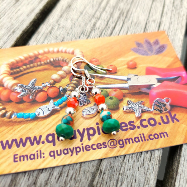 Taylor - Sterling Silver Bead Earring