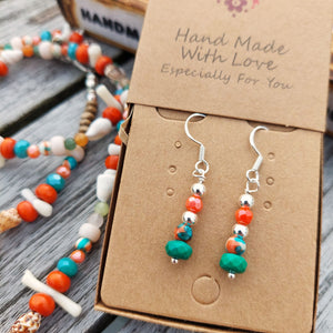 Taylor - Sterling Silver Bead Earring