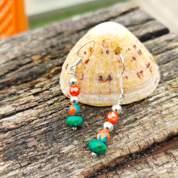 Taylor - Sterling Silver Bead Earring
