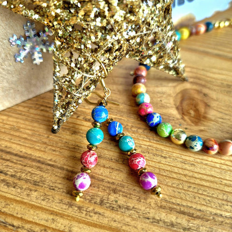 Cherry - Handmade Bead Earrings