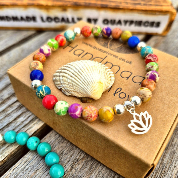 May-Imperial Jasper & Sterling Silver Bracelet