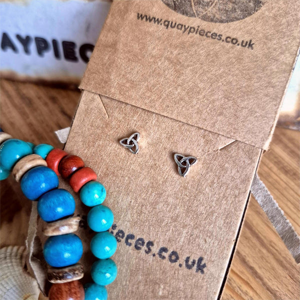 Sinead - Sterling Silver Celtic Knot Earrings