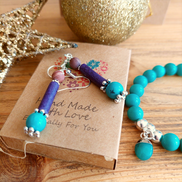 Faith - Handmade Bead Earrings