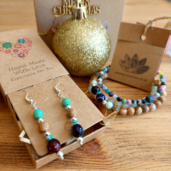 Claudia - Handmade Bead Earrings